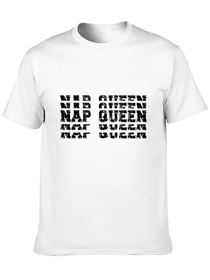 Camiseta Negra Nap Queen Diseño Moderno
