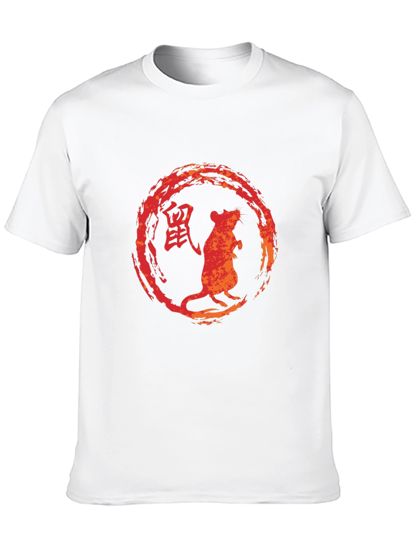 Camiseta Negra Zodiaco Chino Rata