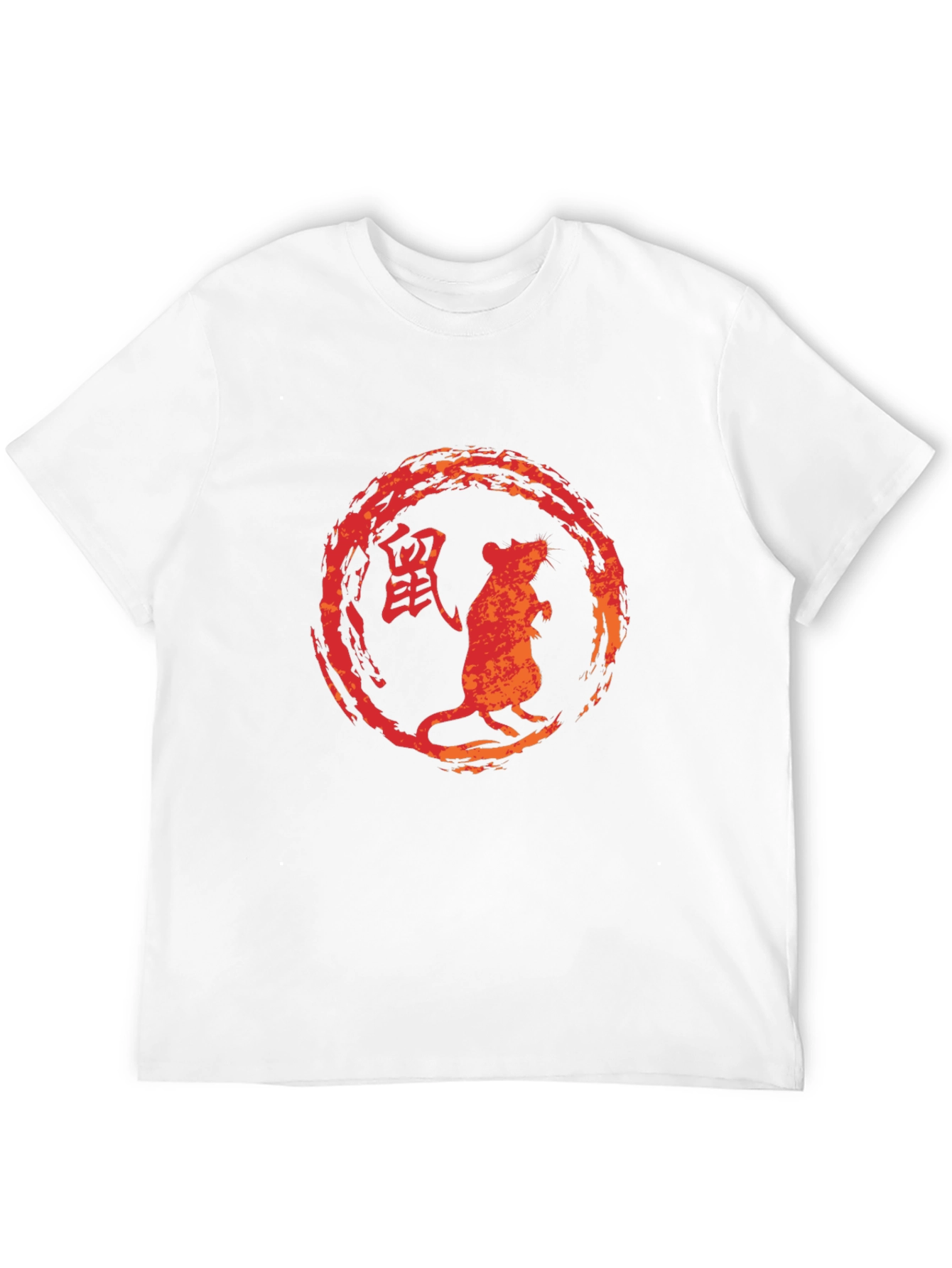 Camiseta Negra Zodiaco Chino Rata