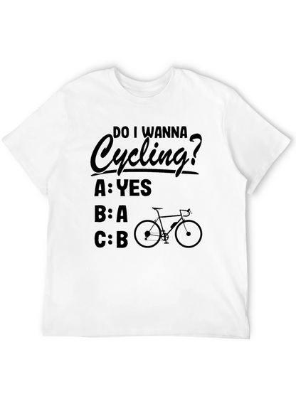 Camiseta Negra Ciclismo Pregunta Divertida