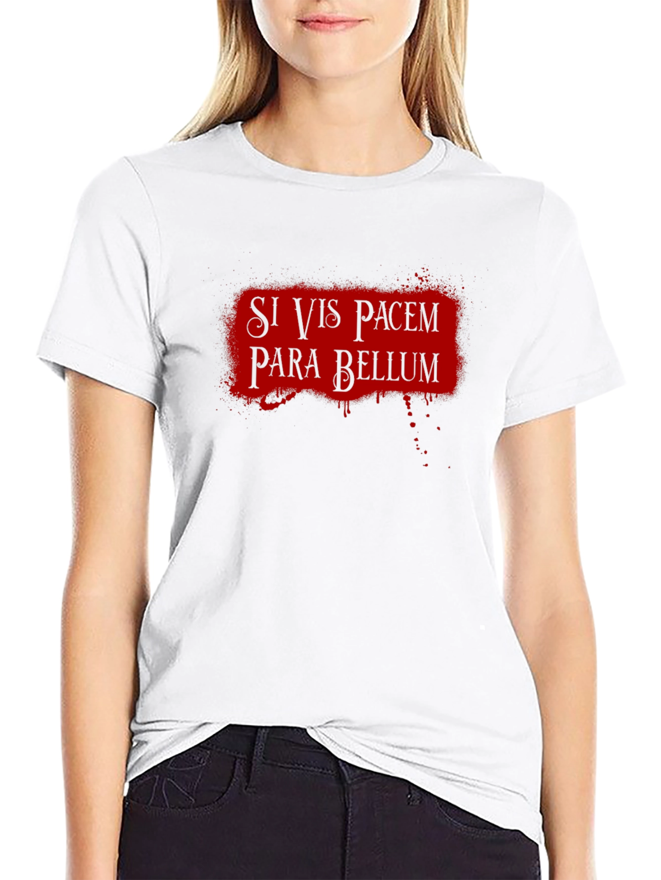 Camiseta Negra Si Vis Pacem Para Bellum