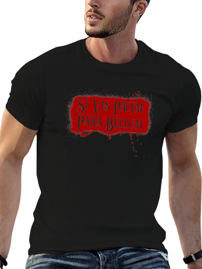 Camiseta Negra Si Vis Pacem Para Bellum