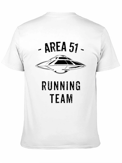Camiseta Negra Área 51 Running Team Ovni