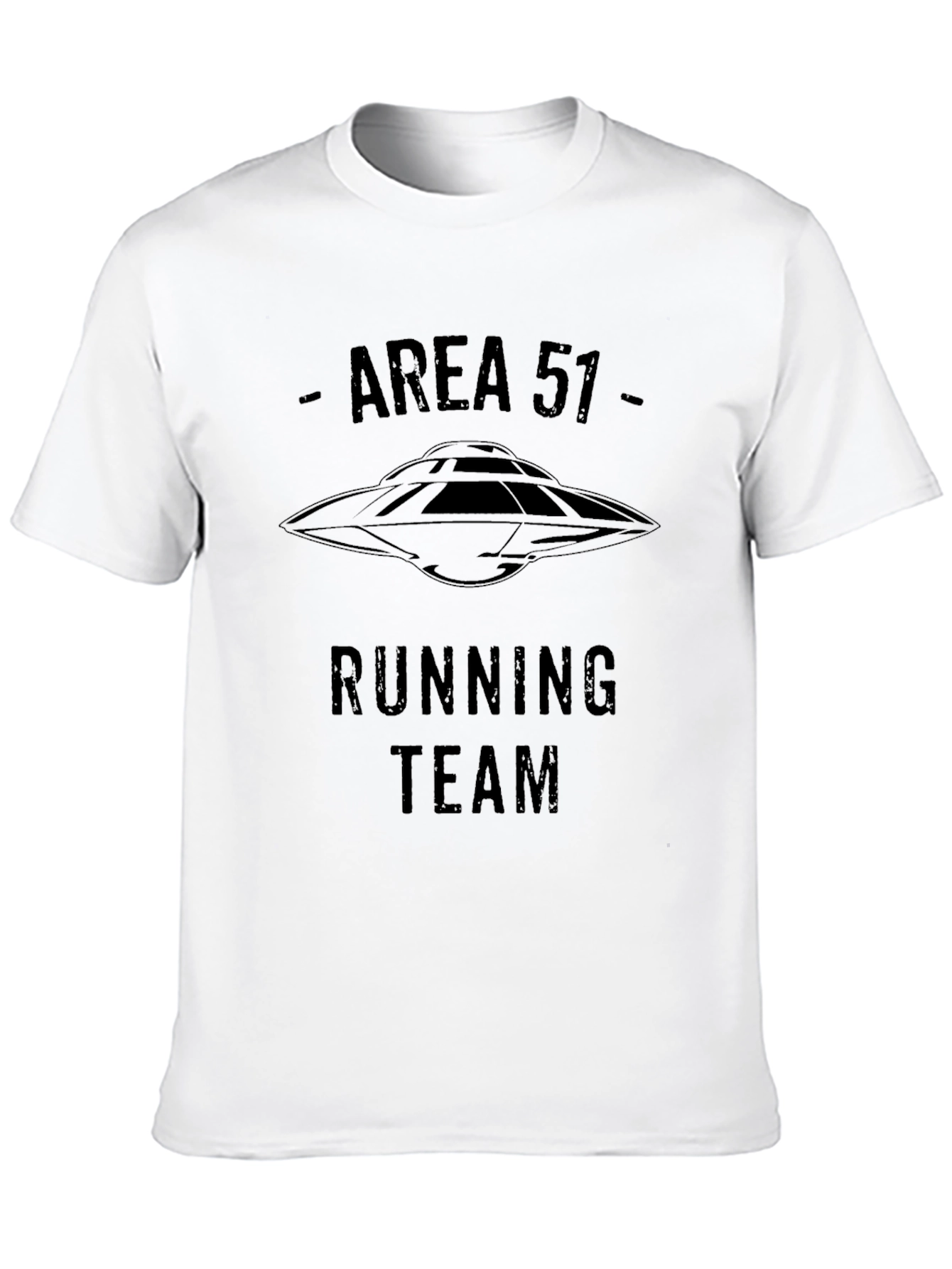 Camiseta Negra Área 51 Running Team Ovni