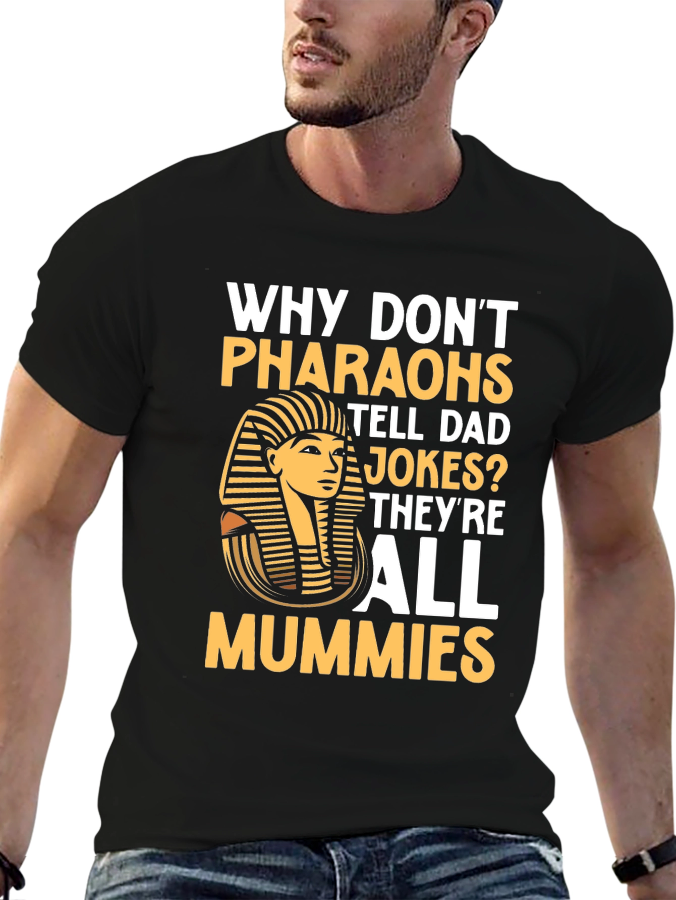 Camiseta Humor Faraones Chiste Momias Algodón