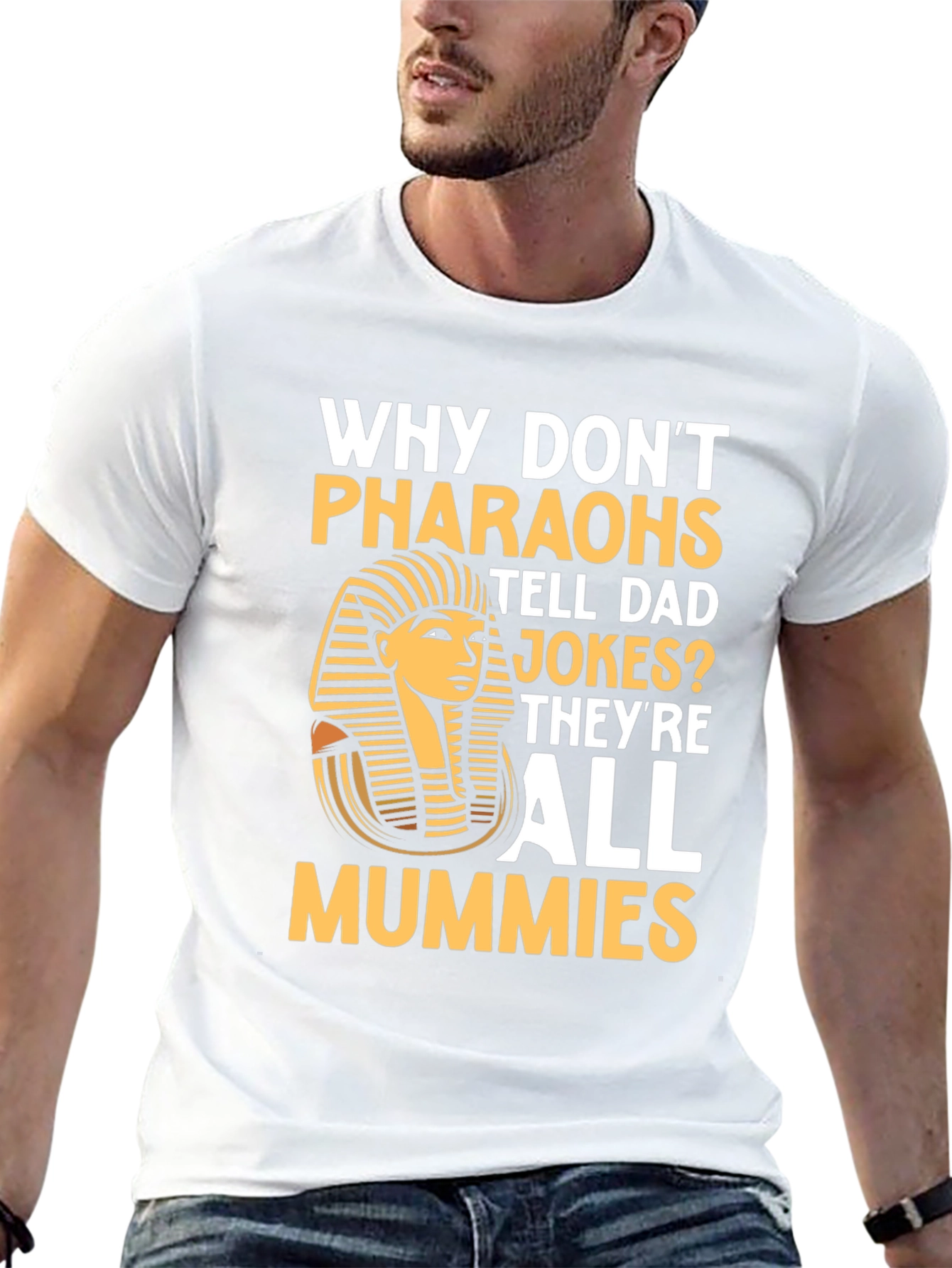 Camiseta Humor Faraones Chiste Momias Algodón