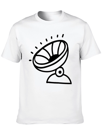 Camiseta Negra con Diseño de Antena