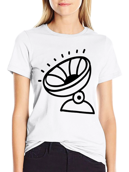 Camiseta Negra con Diseño de Antena