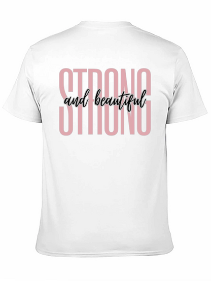 Camiseta Negra Fuerte y Hermosa