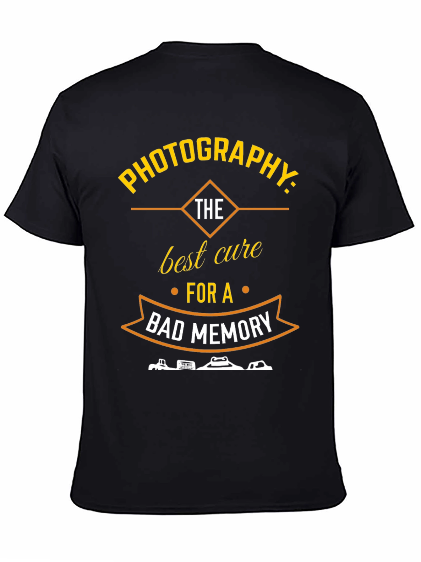 Camiseta Negra Fotografía: La Mejor Cura