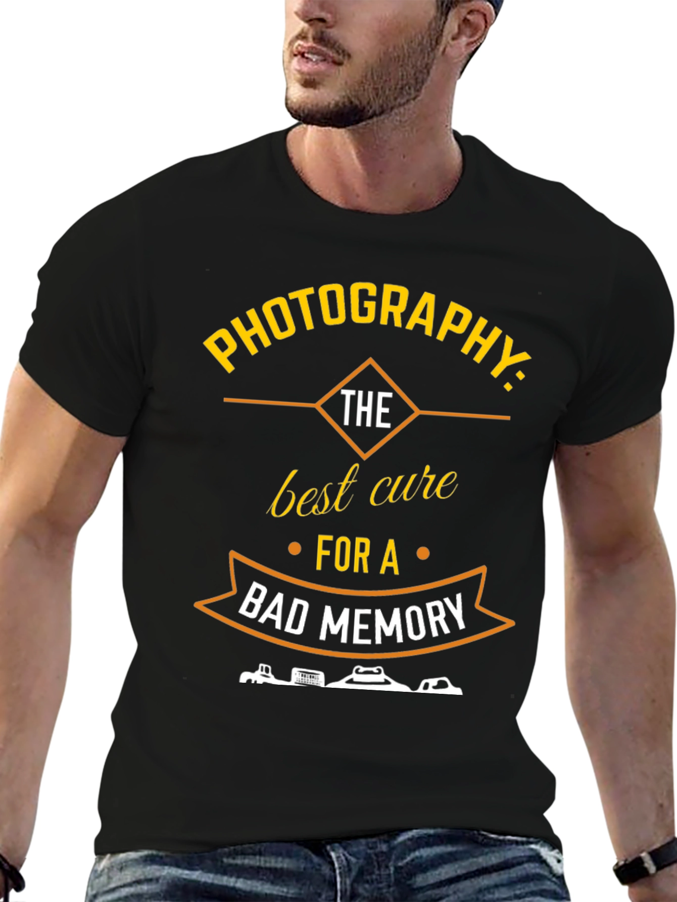 Camiseta Negra Fotografía: La Mejor Cura