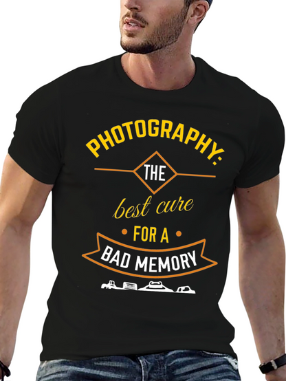 Camiseta Negra Fotografía: La Mejor Cura