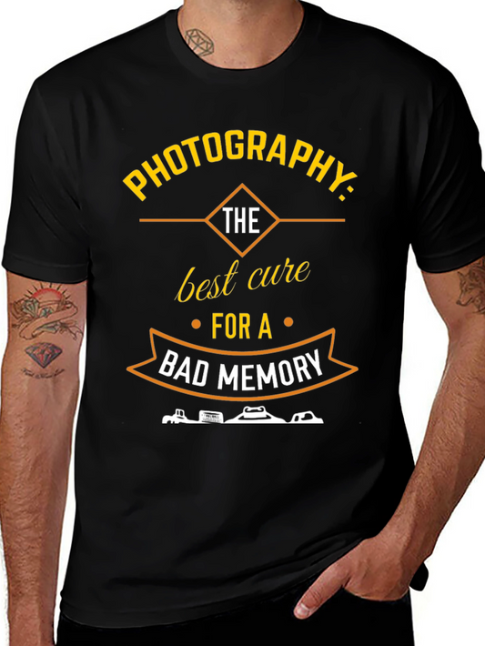 Camiseta Negra Fotografía: La Mejor Cura