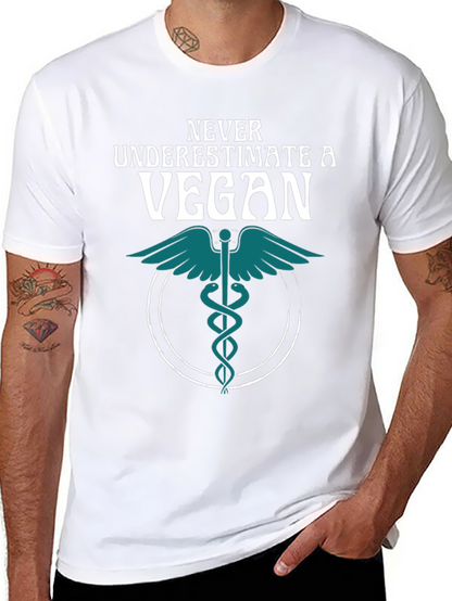 Camiseta Negra Vegana: Nunca Subestimes a un Vegano