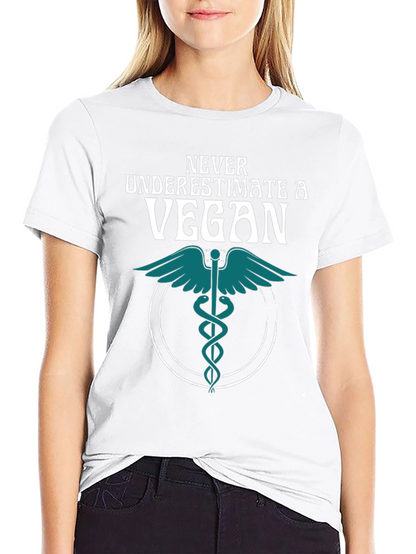Camiseta Negra Vegana: Nunca Subestimes a un Vegano