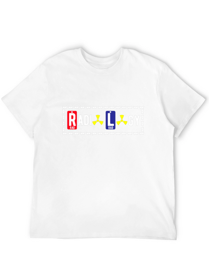 Camiseta Negra con Diseño de Radiología