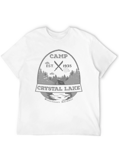 Camiseta Negra Campamento Crystal Lake