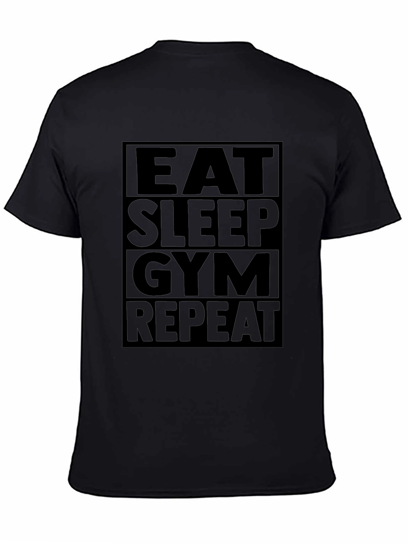 Camiseta Hombre: Eat Sleep Gym Repeat