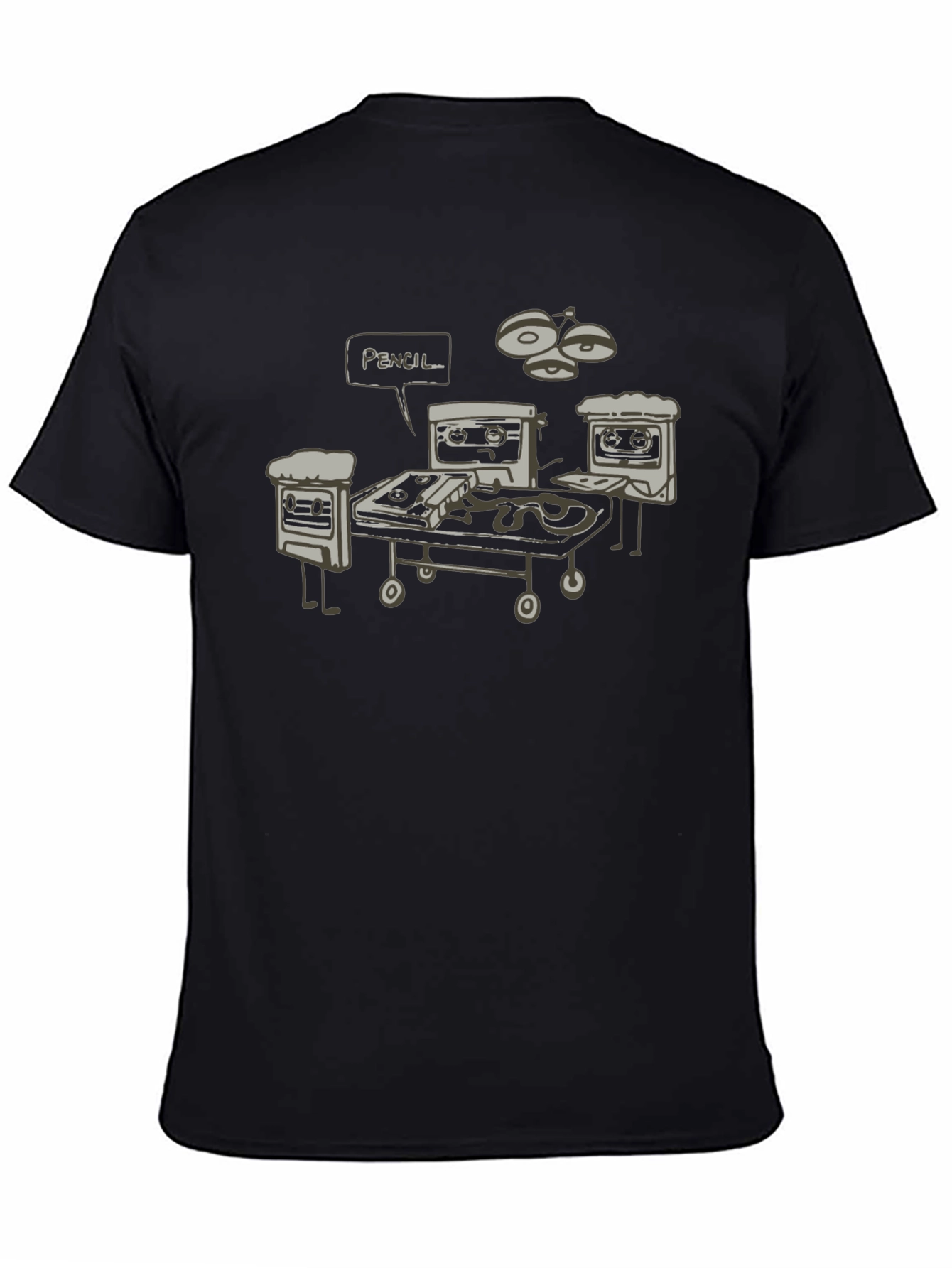 Camiseta Negra Autopsia de Cassette