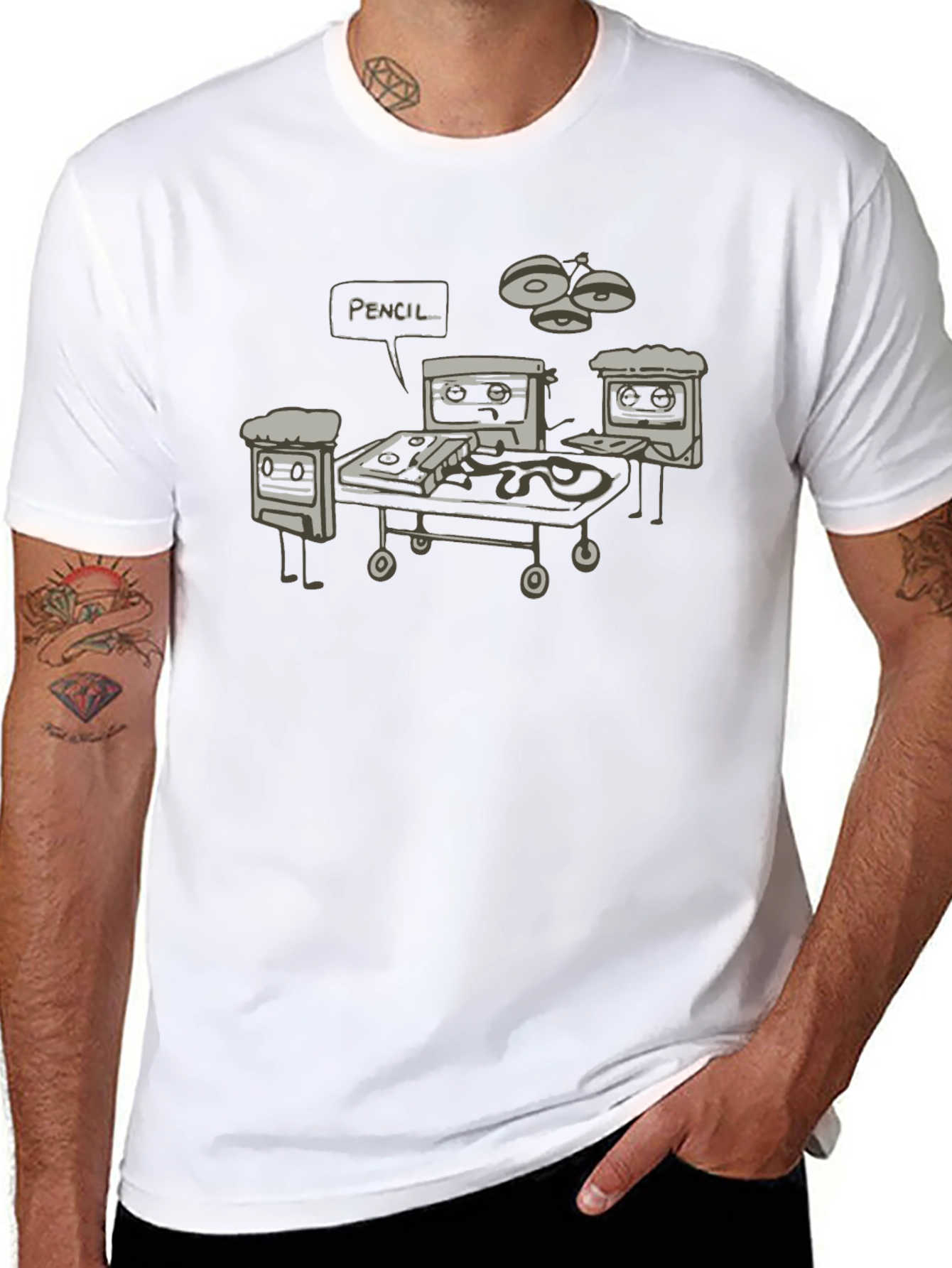 Camiseta Negra Autopsia de Cassette
