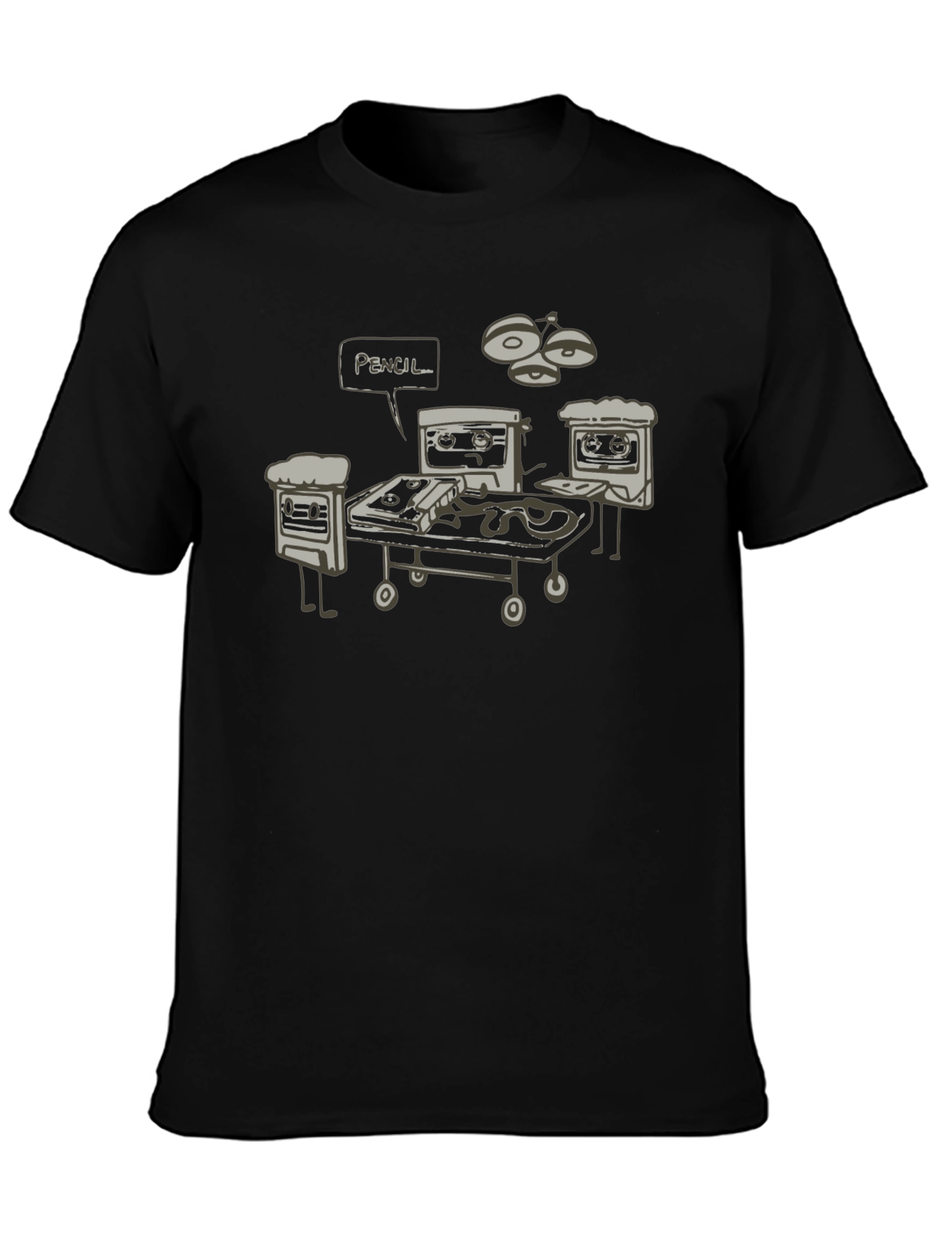 Camiseta Negra Autopsia de Cassette