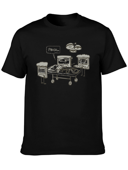 Camiseta Negra Autopsia de Cassette