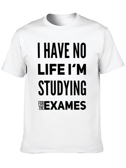 Camiseta Hombre Negra: No Tengo Vida Estudio