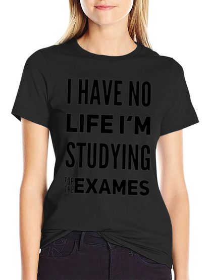 Camiseta Hombre Negra: No Tengo Vida Estudio