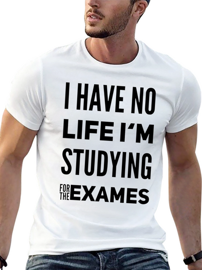 Camiseta Hombre Negra: No Tengo Vida Estudio