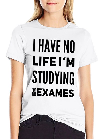 Camiseta Hombre Negra: No Tengo Vida Estudio