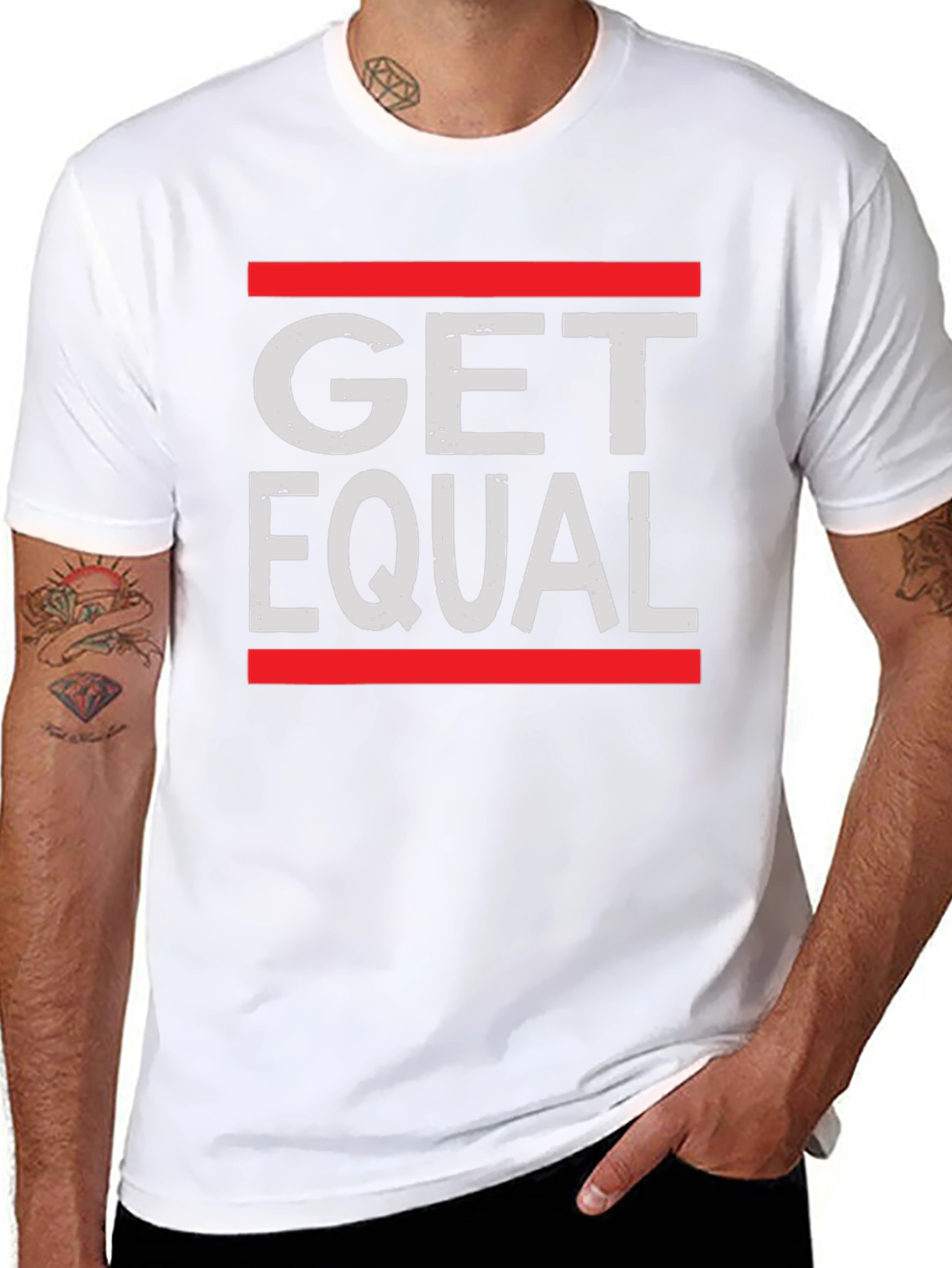 Camiseta Get Equal Algodón Unisex