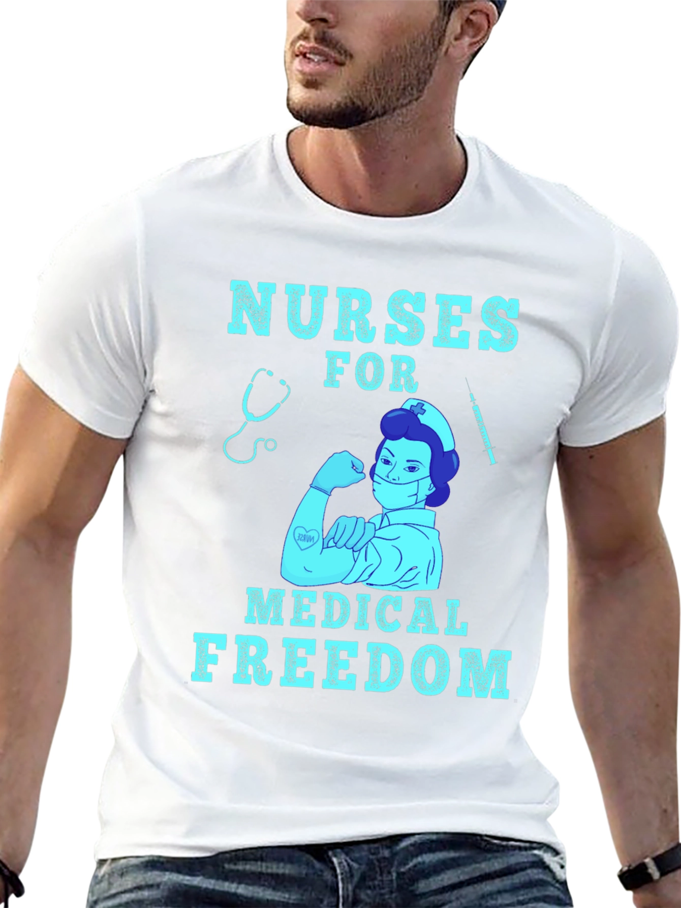 Camiseta Médica: Enfermeras por la Libertad