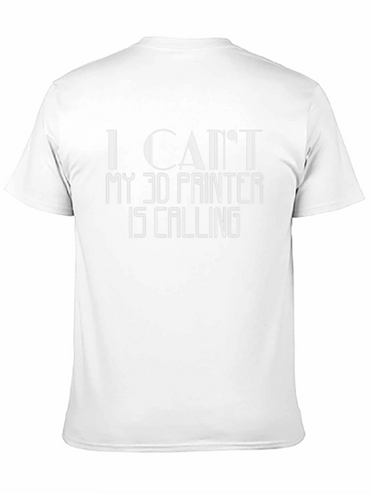 Camiseta Negra Impresión 3D