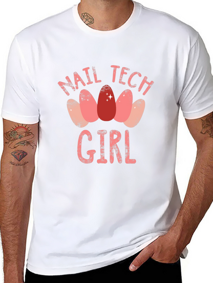Camiseta Negra Nail Tech Girl