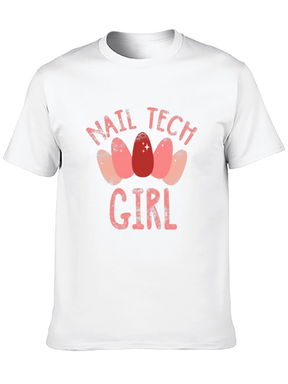 Camiseta Negra Nail Tech Girl