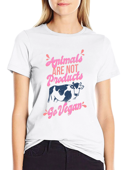 Camiseta Vegana: Animals Are Not Products