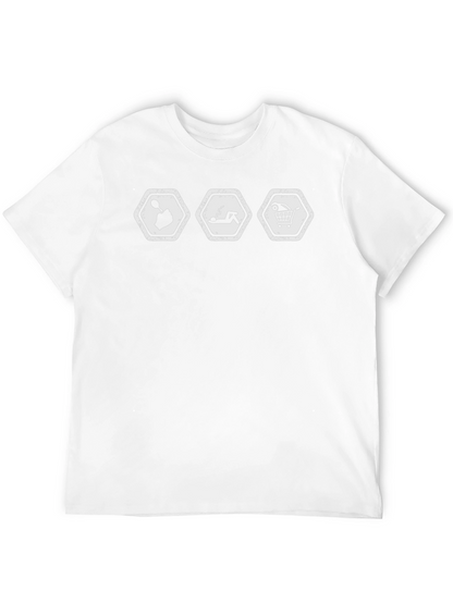 Camiseta Hombre Humor Adicto Trabajo-Sueño-Compras