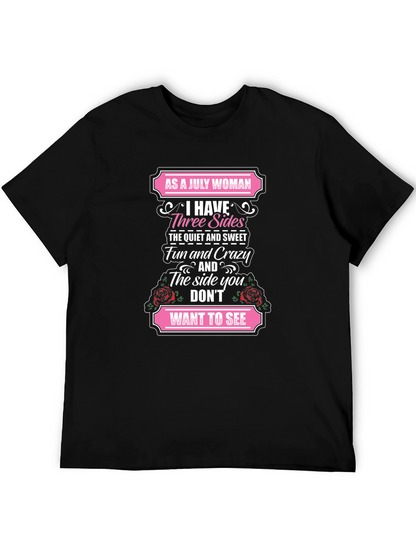 Camiseta Como Mujer de Julio Tengo Tres Lados