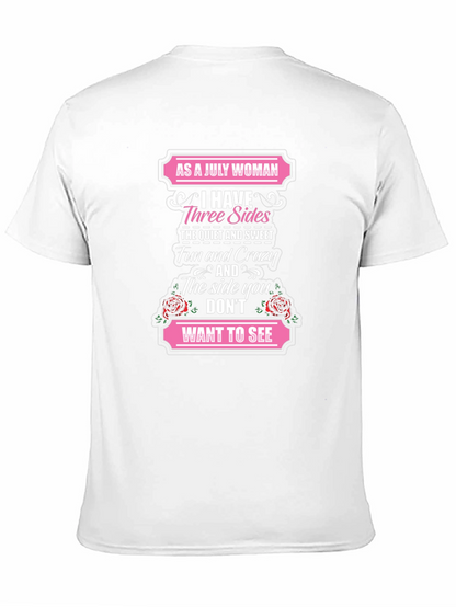 Camiseta Como Mujer de Julio Tengo Tres Lados