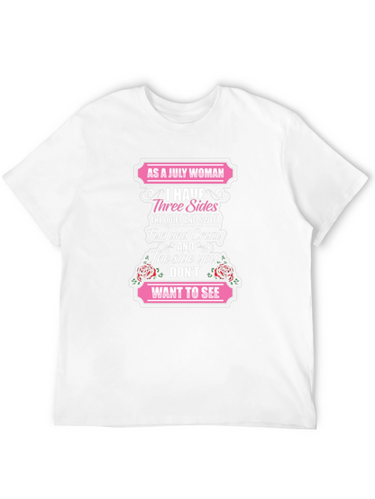 Camiseta Como Mujer de Julio Tengo Tres Lados