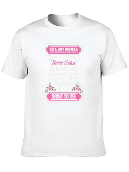 Camiseta Como Mujer de Julio Tengo Tres Lados