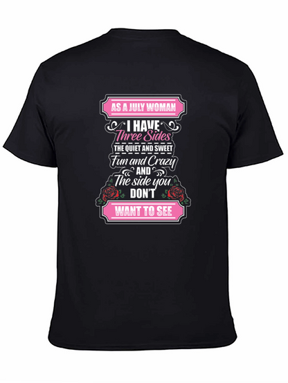 Camiseta Como Mujer de Julio Tengo Tres Lados