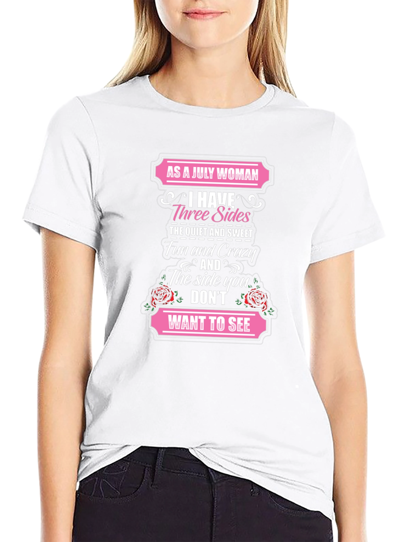 Camiseta Como Mujer de Julio Tengo Tres Lados