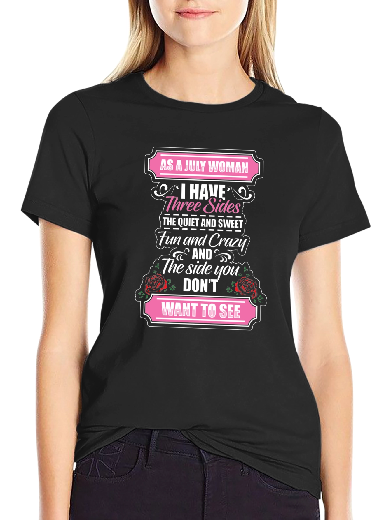 Camiseta Como Mujer de Julio Tengo Tres Lados