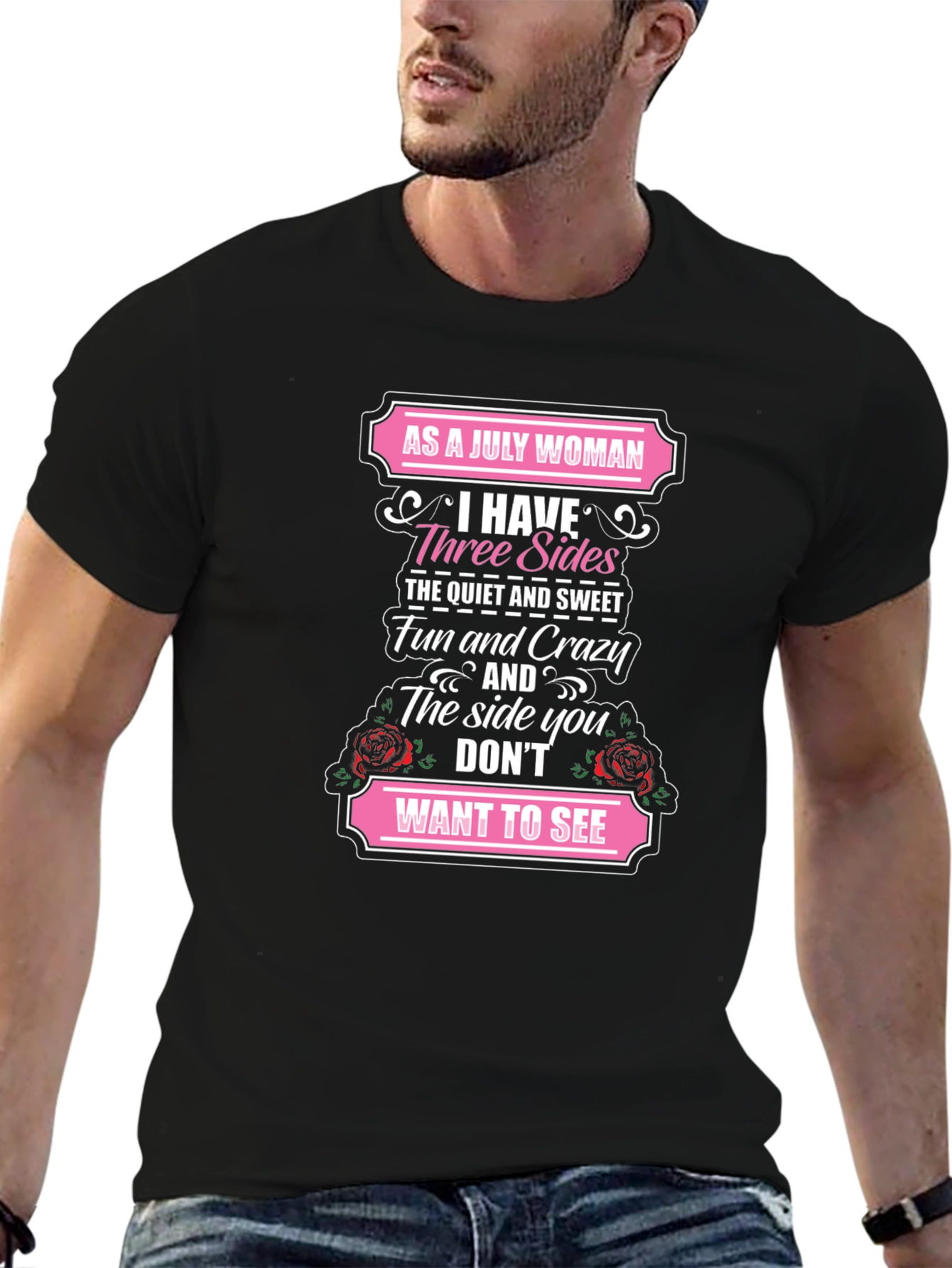 Camiseta Como Mujer de Julio Tengo Tres Lados