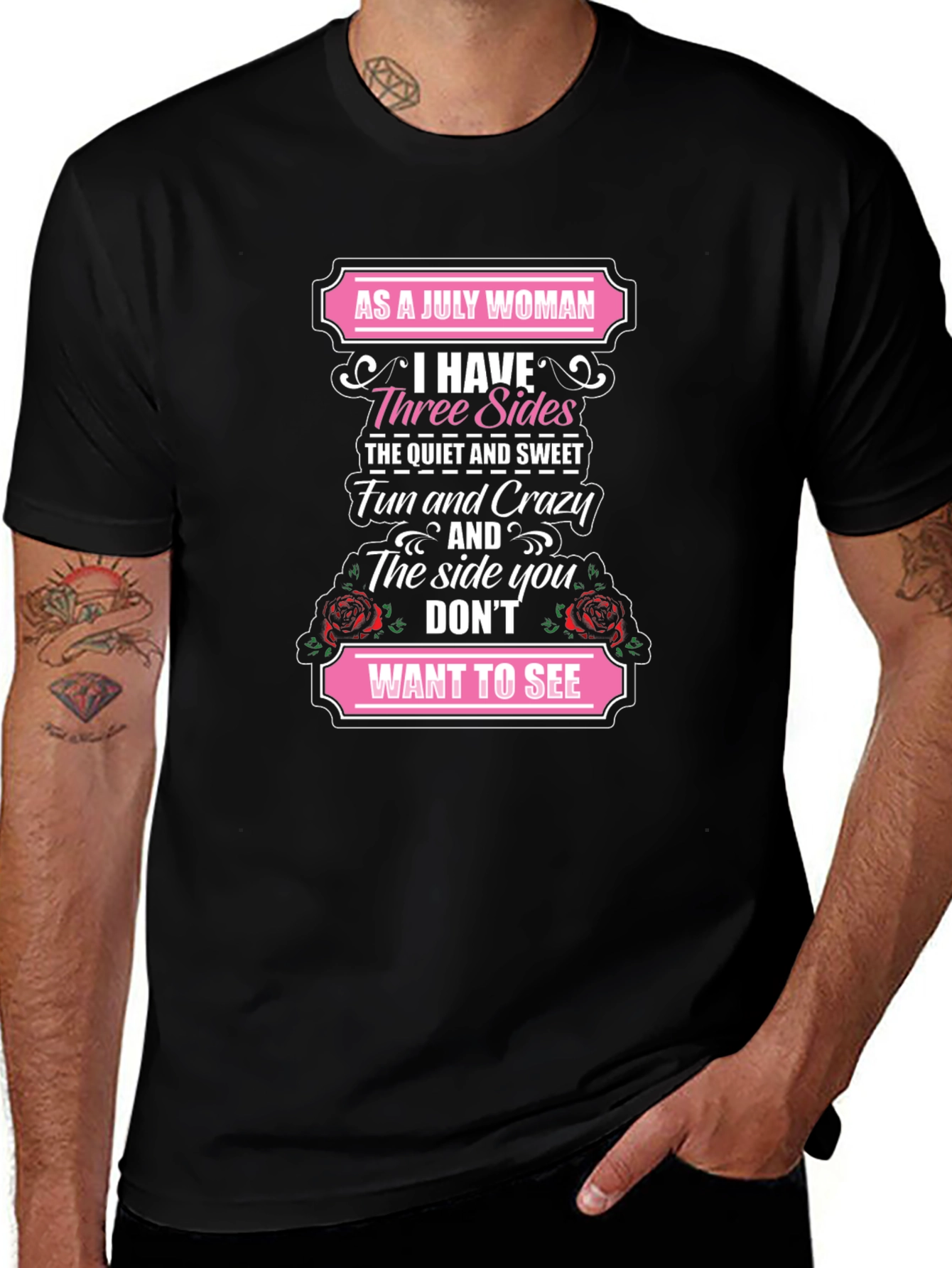 Camiseta Como Mujer de Julio Tengo Tres Lados