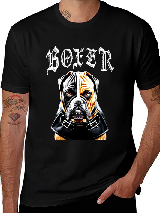 Camiseta Hombre Diseño Bóer Perro