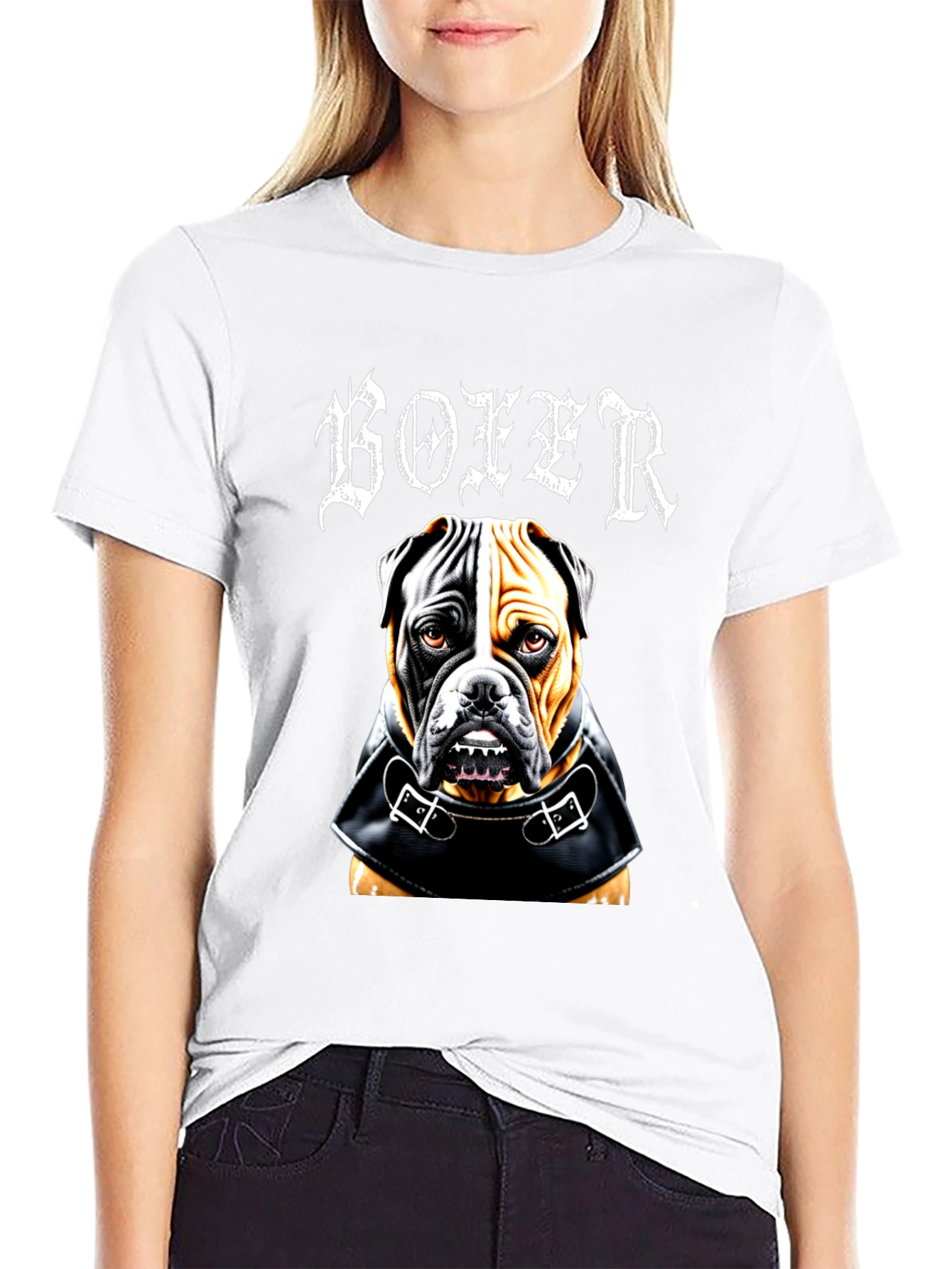 Camiseta Hombre Diseño Bóer Perro