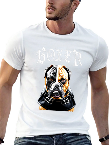 Camiseta Hombre Diseño Bóer Perro