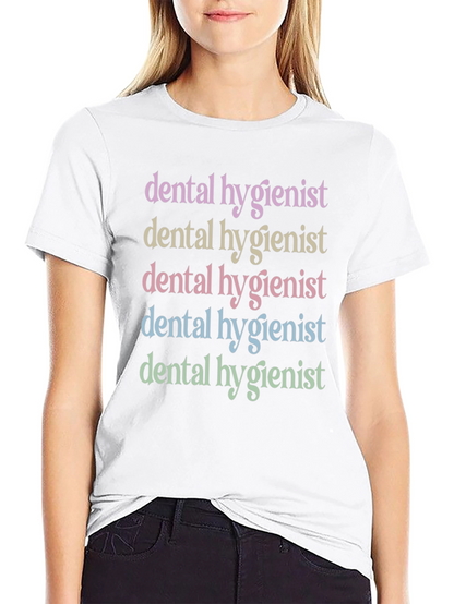 Camiseta Dental Higienista Diseño Retro